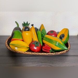 🍍Handcrafted Wooden Fruit Bowl